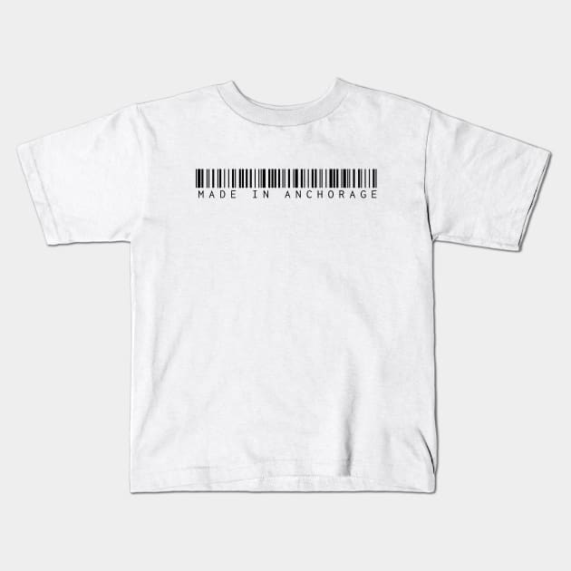 Made in Anchorage Kids T-Shirt by Novel_Designs